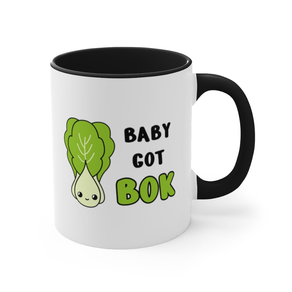 Bok Choy Accent Mug, 11oz
