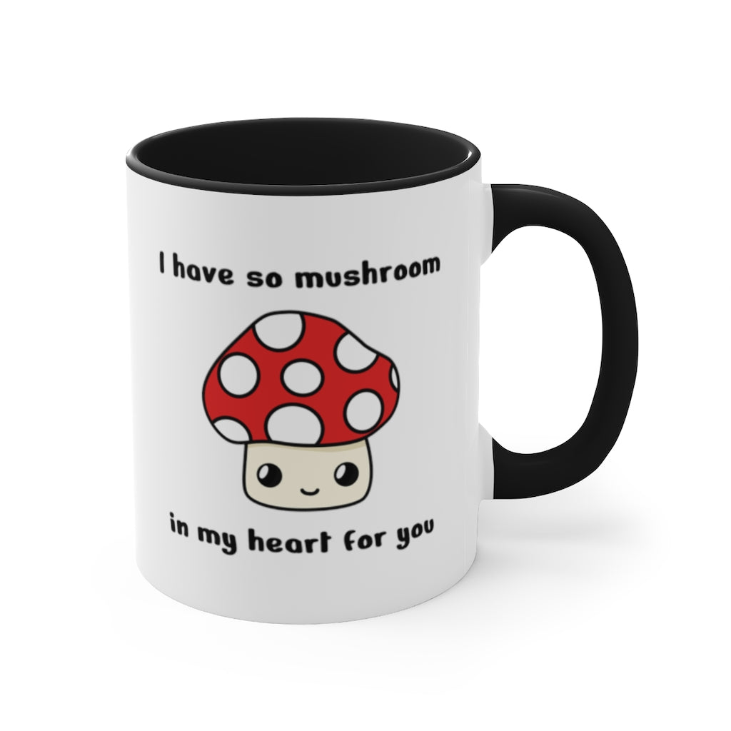Mushroom Accent Mug, 11oz