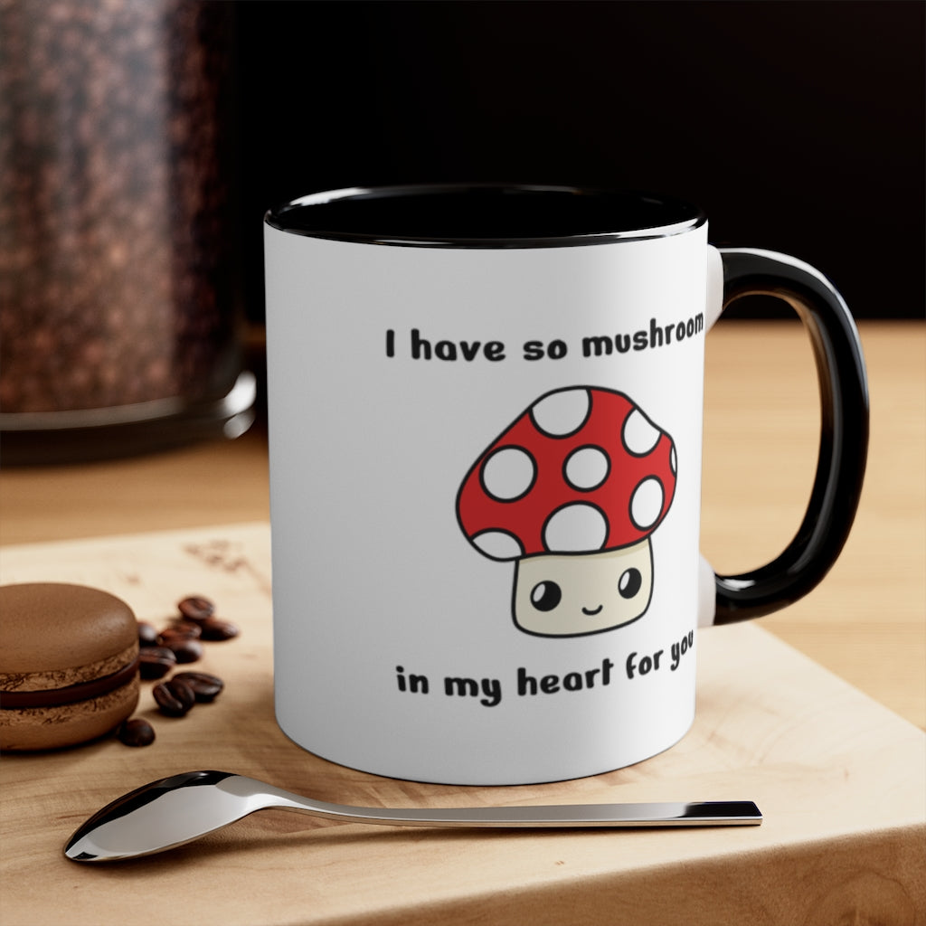 Mushroom Accent Mug, 11oz