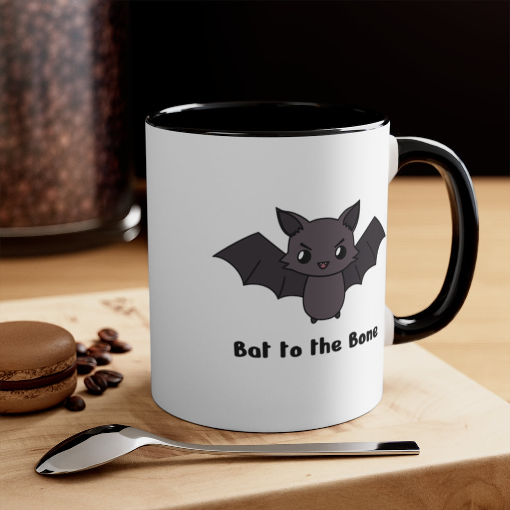 Bat Accent Mug, 11oz