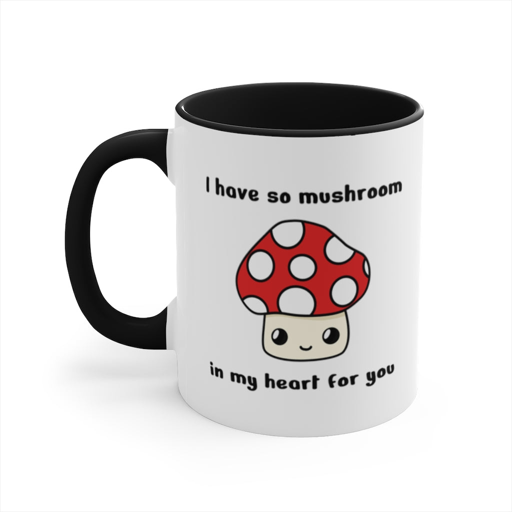 Mushroom Accent Mug, 11oz