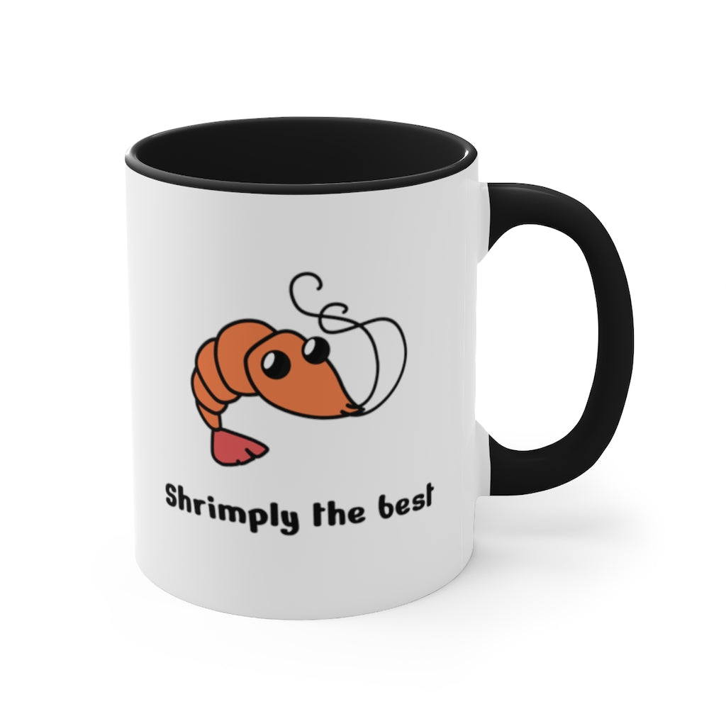 Shrimp Accent Mug, 11oz