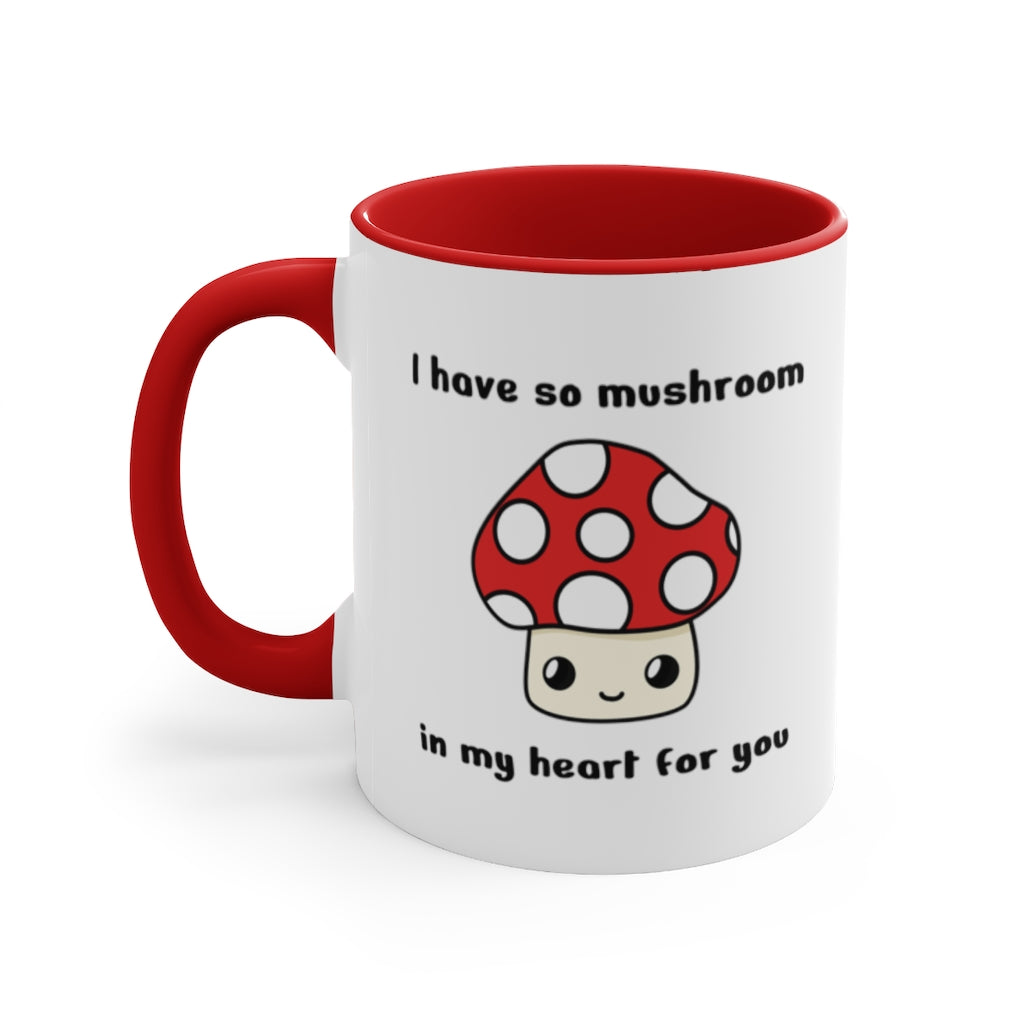 Mushroom Accent Mug, 11oz