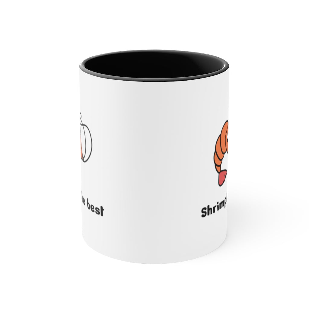 Shrimp Accent Mug, 11oz