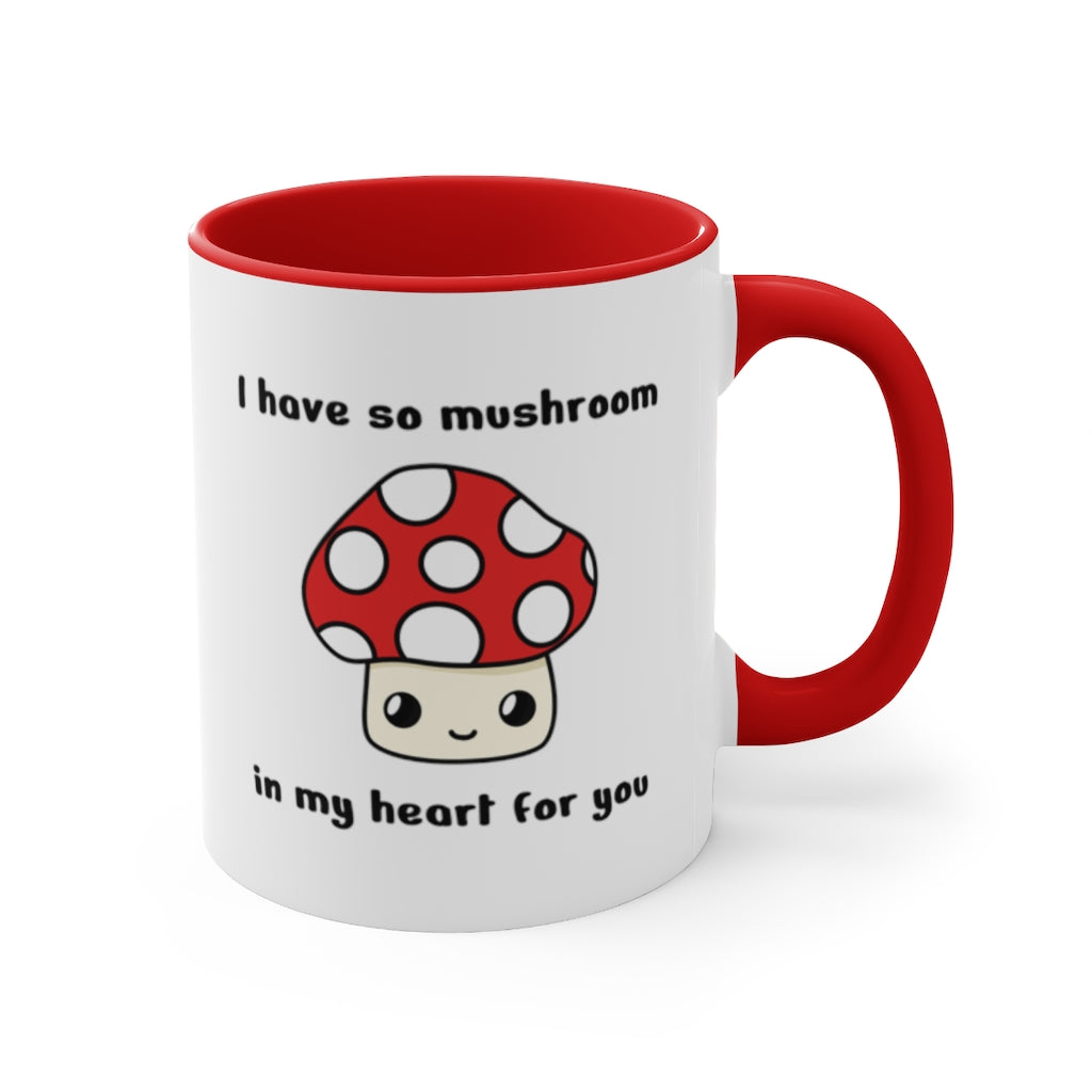 Mushroom Accent Mug, 11oz