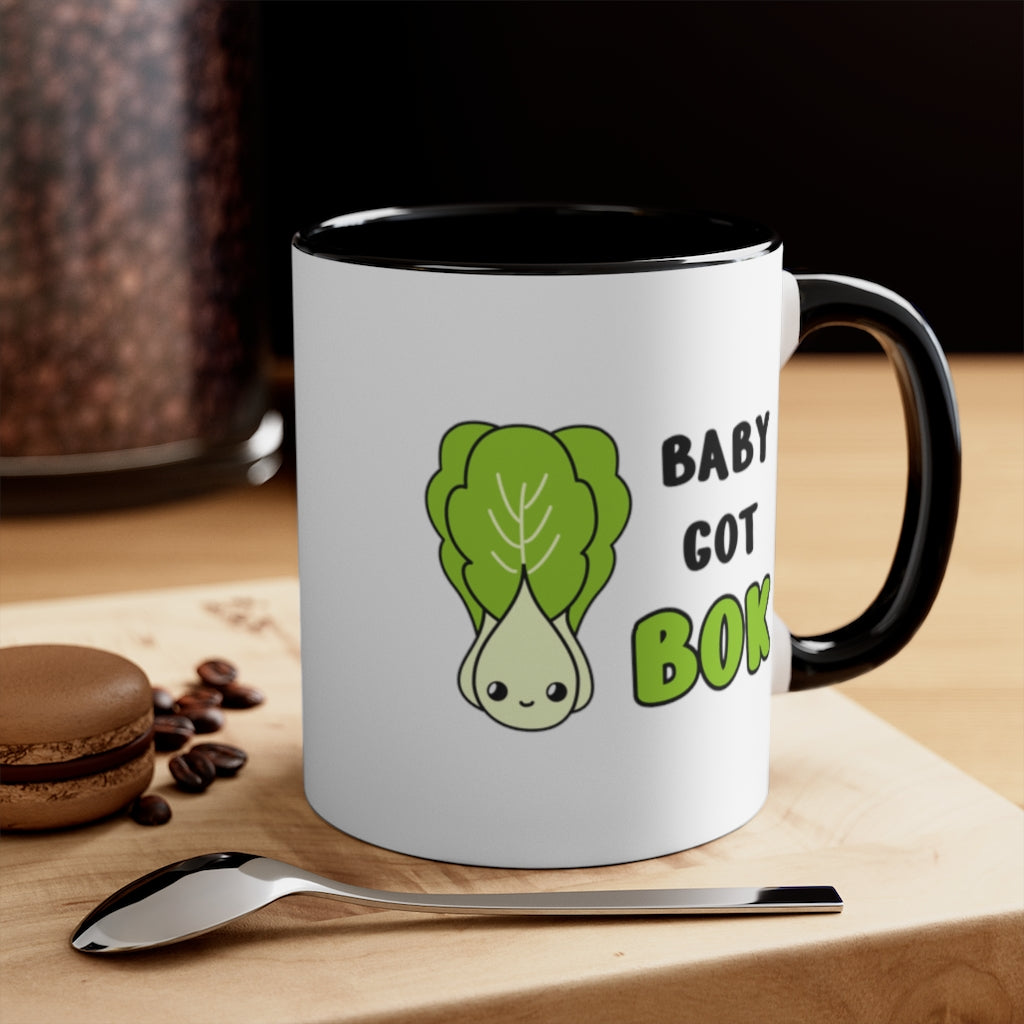 Bok Choy Accent Mug, 11oz