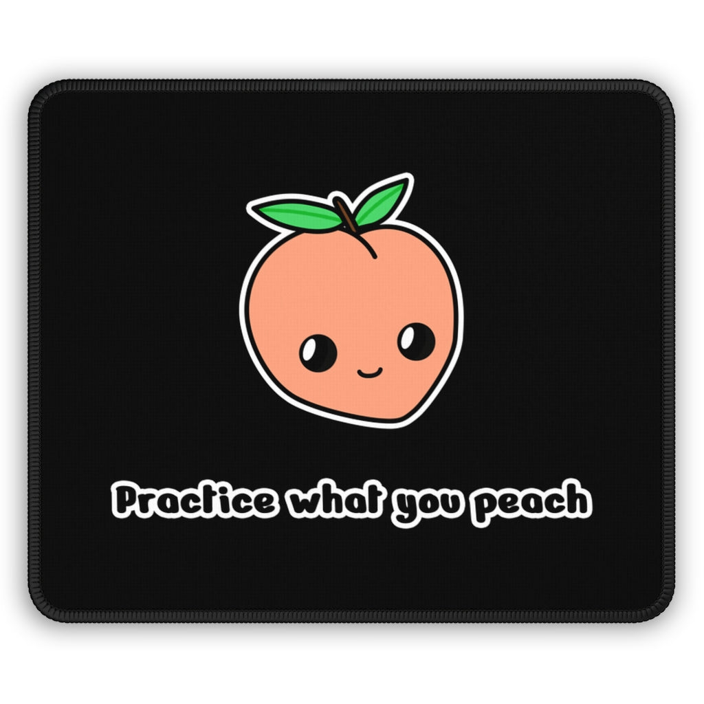 Practice What You Peach Gaming Mouse Pad