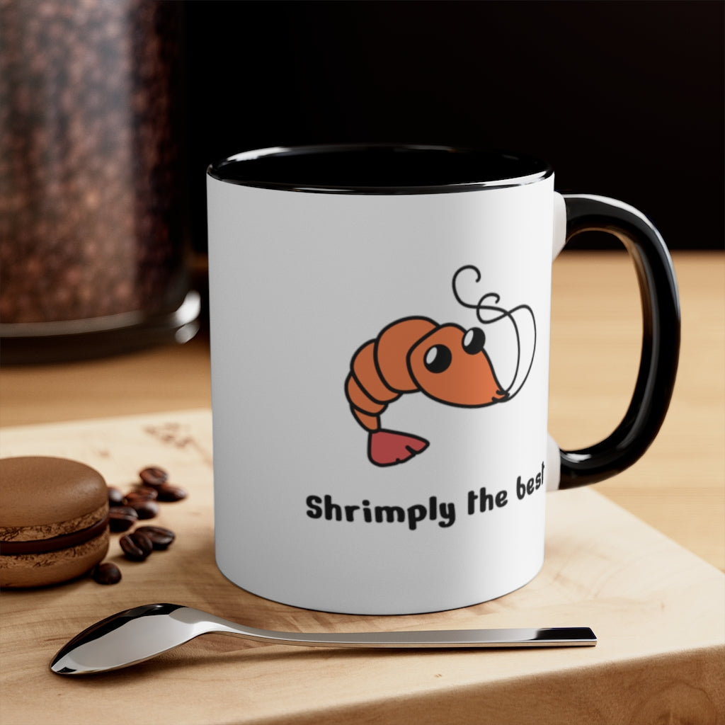 Shrimp Accent Mug, 11oz